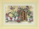 Floral Cafe Stamped Cross Stitch Kit