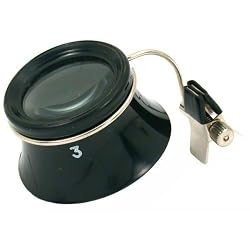 4x Clip-On Eyeglass Loupe Jewelers Spectacle Magnifier