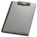 Officemate  Recycled Clipboard Storage/Forms Holder, Plastic, Top Opening, Black/Gray (83356)
