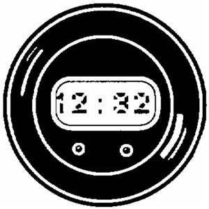 Custom Accesssories CU72226 Stick on Round Clock Custom Accesssories CU72226 Stick on Round Clock