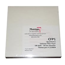 Thomas Cellulose Qualitative Filter Paper, Medium Flow