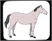 Decorated Mouse Pad with horse, equine, animal
