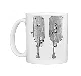 Drawing of Anton van Leewenhoekandamp;apos;s microscope Photo Mugs