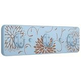 Liberty Hardware 123165 Screen Print Hook Rail, Flower Burst 1