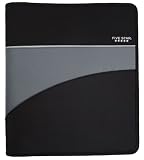 Five Star Zipper Binder, 1.5-Inch, Black and Gray (72449)