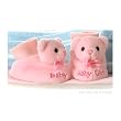 Baby Girl Booties, Baby Booties Pink