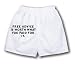 White Boxer Short with Free advice is worth what you paid for it.
