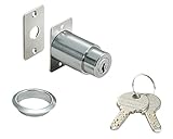 ランプ印ミリオンロック　シリンダープッシュ錠　２４００Ｍ－２０－Ｄ　　スガツネ工業