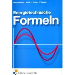 Energietechnische Formeln. Formelsammlung