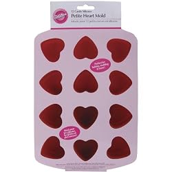 Wilton Silicone Petite Hearts Mold 12 Cavity