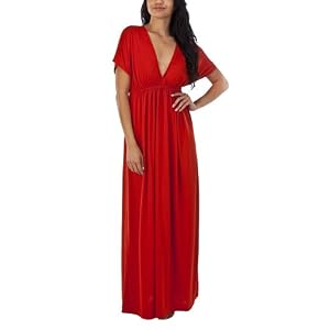 Mossimo® Black: Women's Kimono Sleeve Maxi Dress - Paprika