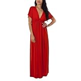 Mossimo® Black: Women's Kimono Sleeve Maxi Dress - Paprika