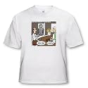 Londons Times Famous People Places Books Cartoons - Albert Einstein and the Mensa Bar and Grill - T-Shirts