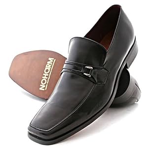 NOHARM Black Metal Snaffle Loafers