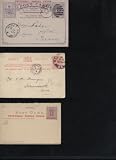 3 Ganzsachen Victoria Australien