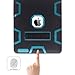 iPad 2 Case,iPad 3 Case,iPad 4 Case,BENTOBEN [ Kickstand ],Shock-Absorption / High Impact Resistant Rugged Hybrid Three Layer Armor Protective Case for iPad 2/3/4,(Not Fit iPad Mini) Black&Blue