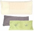 Microbeads Fabric Bath Pillow Headrest with Suction Cups