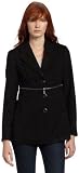 Mac & Jac Women's Zip Waist Texture Jacket
