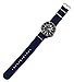 Benchmark Basics Nylon Watch Band - Waterproof Ballistic Nylon One-Piece Military Watch Straps for Men & Women (22mm, Navy Blue)