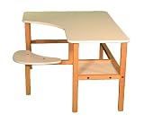 Wild Zoo Grade School Buddy Computer Desk - white / white