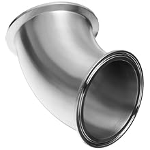 Dixon B2KMP-G300 Stainless Steel 304 Sanitary Fitting, 45 Degree Clamp Elbow, 3" Tube OD
