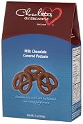 Chocolates on Broadway Milk Chocolate Covered Mini Pretzels 5-Ounce Boxes Pack of 4