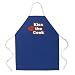 Kitchen & Housewares : Kiss the Cook Apron - Dark Blue
