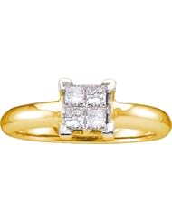 0.50CTW DIAMOND LADIES INVISIBLE RING