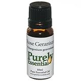 Purely Essential Rose Geranium Oil Certified 100% Pure. 10ml