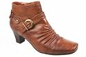Cityline, Damen Stiefelette, mittelbraun, RENO Art. 33051