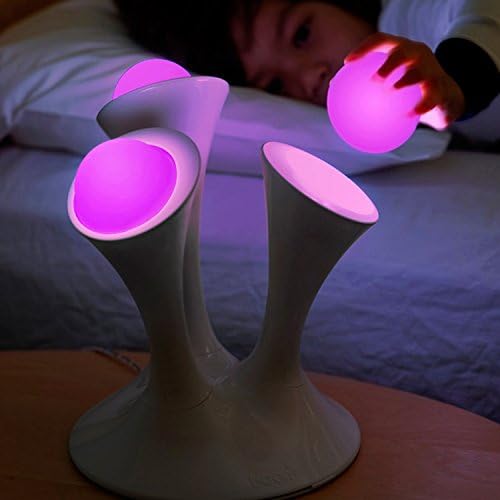 New Cute Glo Color Changing Night Light Portable Glowing Balls Kid Lamp