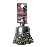 ( お徳用 10個セット) H＆H 六角軸カップブラシ 先端工具 【研磨作業用 50mm】 ステンレス線 日本製 BCS-50 〔DIY用品 大工道具〕