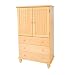 Shaker Armoire by Delta Children's Products - Natural