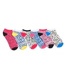 XOXO Bold Leopard 6-Pack Low-Cut Socks (Sizes 9 - 11)