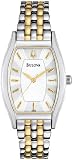 Bulova Womens 98L145 Classic Two-Tone Tonneau Watch
