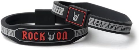 Rock On Designer Silicone Bracelet (SMALL 6.7 inches)