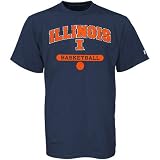 Russell Illinois Fighting Illini Navy Blue Basketball T-shirt