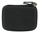 Hard Shell Nyon Carrying Case + Screen Protector for Garmin Nuvi 200w 250w 260w 580 650 660 670 680 710 750 760 770 780 850 860 880 GPS Vehicle Navigator, NYLON BLACK