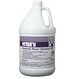 Misty Products - Misty - Neutral Floor Cleaner EP, Lemon, 1 gal. Bottle - Sold As 1 Each - High-performance cleaner for floors. - Breaks up and disperses stubborn grease, dirt and oil deposits, either by hand or with automatic floor scrubbing machines. - Neutral pH wont harm floor finishes. - Biodegradable. - Pleasant scent makes it easy to work around.