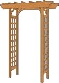 Arboria 8206003 Rosedale Arbor Trellis