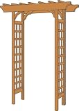 Arboria 8206003 Rosedale Arbor Trellis