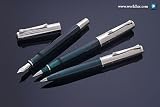 Pelikan Souveran K425 Green/Silver Ballpoint Pen