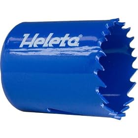 1-1 2 Bi-Metal Hole Saw (HSS-M42 Steel) - Used for Iron, Non-Ferrous Metals, Alloy Steel, Stainless... by Heleta
