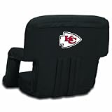 NFL Kansas City Chiefs Portable Ventura Reclining Seat, Black