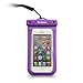 DandyCase Slim Waterproof Case for Apple iPhone 5S / 5 / 5C & Apple iPod Touch 5 (Will NOT fit Other Smartphones) - IPX8 Certified to 100 Feet [Retail Packaging (Purple)