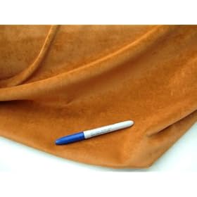 Fabric Velour Upholstery Persimmon Orange O107