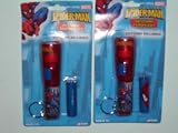 2 Packs of Amazing Spider-Man Keychain Flashlight Sold As a Set.
