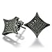 Bling Jewelry 925 Silver Black Rhodium Kite Black title=