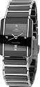 Oniss Men's Caprice Collection Black Ceramic Watch with Silver Trim and Black Face Model ON-294-M71