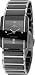 Oniss Men's Caprice Collection Black Ceramic Watch with Silver Trim and Black Face Model ON-294-M71